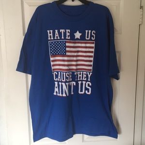 Mens Flag T Shirt Tee